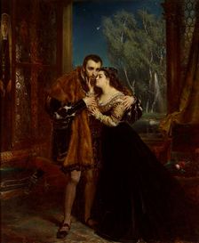 King Sigismund II Augustus and Barbara Radziwill at the court in Vilnius, 1867