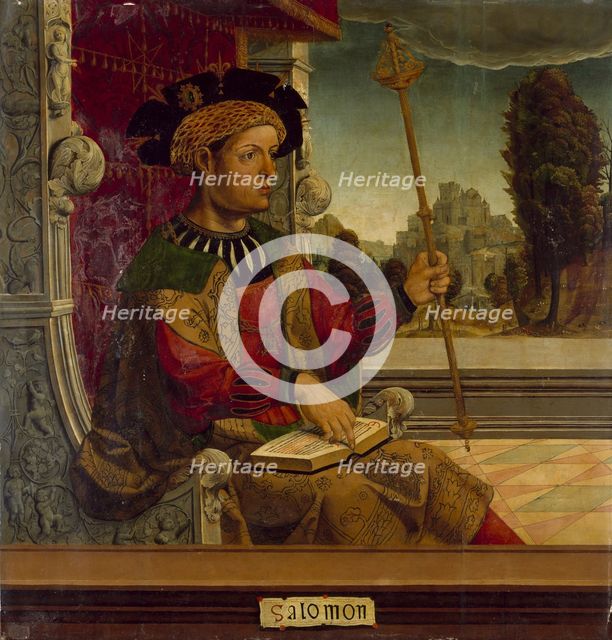 King Solomon, c. 1525. Artist: Maestro de Becerril (active Early 16th-century)