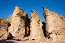 King Solomon's Pillars, Timna Valley Park, Israel. Creator: Samuel Magal