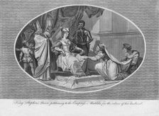 King Stephen's queen petitioning to the Empress Matilda for the release of her husband, 1141 (1793)