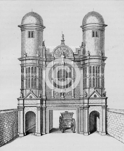 King Street Gate, Westminster, c1725 (1911). Artist: George Vertue.