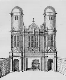 King Street Gate, Westminster, c1725 (1911). Artist: George Vertue