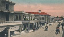 King Street, looking north, Kingston, Jamaica early 20th century. Creator: Unknown