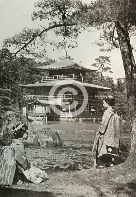 'Kinkakuji (The Golden Pavilion)', 1910. Creator: Herbert Ponting.