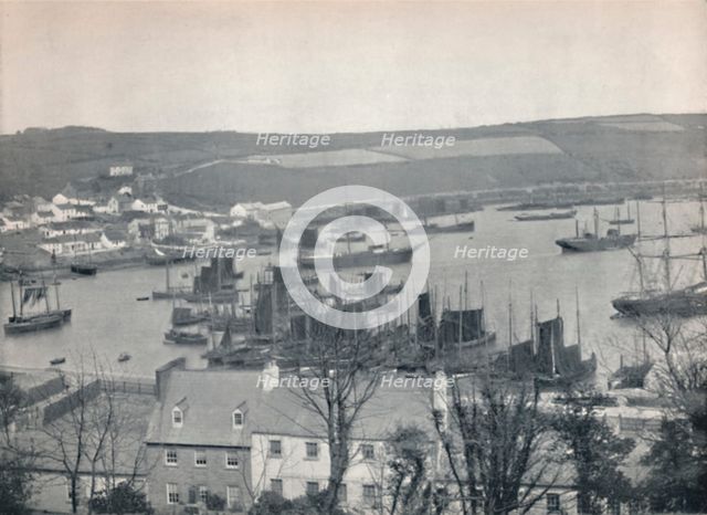 'Kinsale - A Fishing Fleet in the Harbour', 1895. Artist: Unknown.