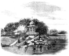 Kiosk in the Bois de Boulogne, 1858. Creator: Unknown