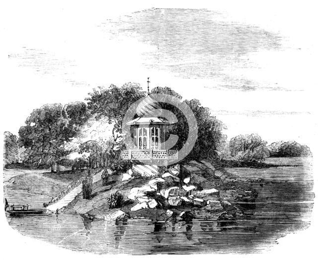 Kiosk in the Bois de Boulogne, 1858. Creator: Unknown.