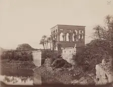 Kiosk of Trajan (Pharoah's Bed) on the Island of Philae, 19th century. Creator: Pascal Sébah