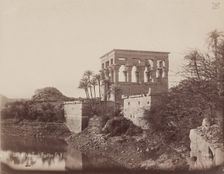 Kiosk of Trajan (Pharoah's Bed) on the Island of Philae, 19th century. Creator: Pascal Sébah