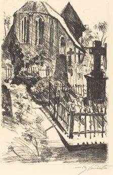 Kirchhof (Cemetery), 1916. Creator: Lovis Corinth