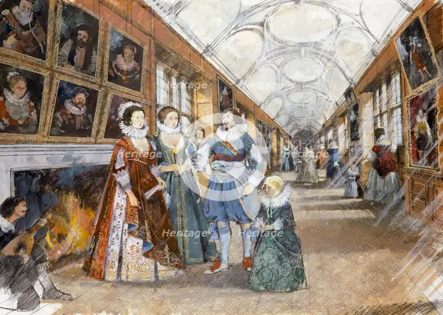 Kirby Hall, early 17th century, (c1990-2010). Artist: Ivan Lapper.