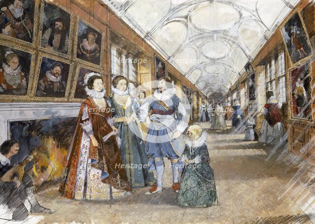 Kirby Hall, early 17th century, (c1990-2010). Artist: Ivan Lapper.