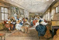 Kirby Hall, early 17th century, (c1990-2010). Artist: Ivan Lapper
