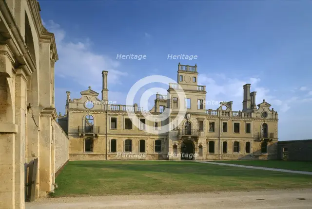 Kirby Hall, Northamptonshire, 1997. Artist: N Corrie