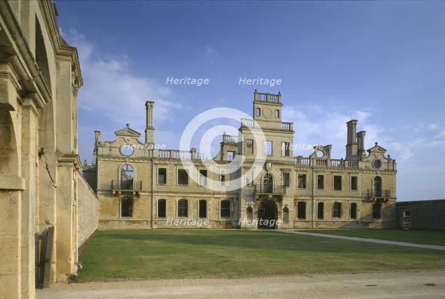 Kirby Hall, Northamptonshire, 1997. Artist: N Corrie