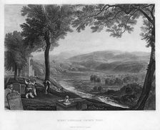 Kirby Lonsdale Church Yard 19th century. Artist: C Heath