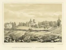 Kirensk Holy-Trinity Monastery, 1856. Creator: Ivan Dem'ianovich Bulychev