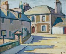 Kirkcudbright, Street Corner, 1917. Creator: Samuel John Peploe