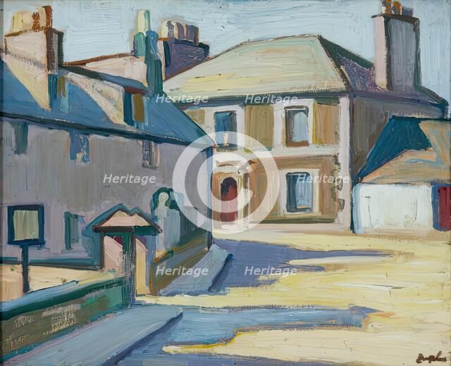 Kirkcudbright, Street Corner, 1917. Creator: Samuel John Peploe.