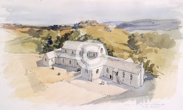Kirkham Priory, North Yorkshire, 1989. Artist: Terry Ball.