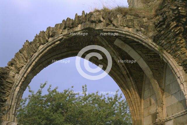 Kirkham Priory, North Yorkshire, 1999. Artist: J Richards