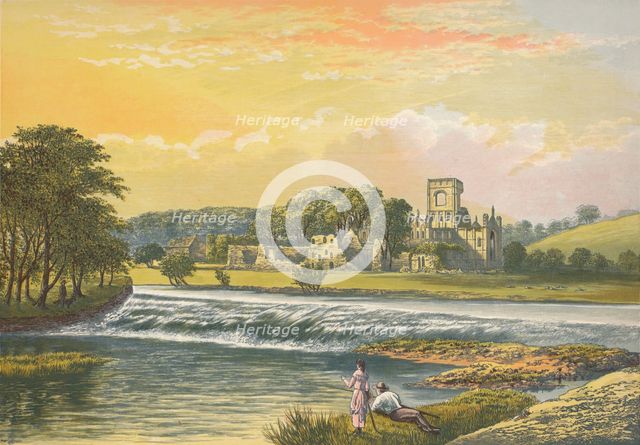 'Kirkstall Abbey', c1880, (1897). Artist: Alexander Francis Lydon.