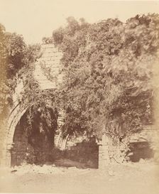 Kirkstall Abbey. Ruins on the South Side, 1850s. Creator: Joseph Cundall