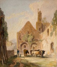 Kirkstall Abbey Ruins [undated] - Ruins of Kirkstall Abbey. Creator: Lines Family