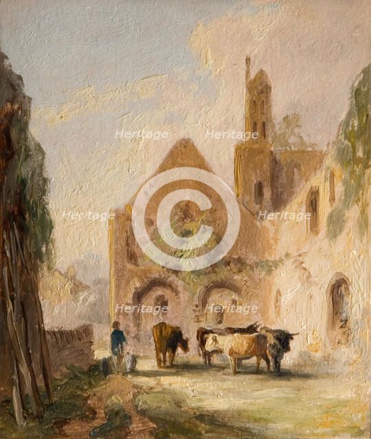 Kirkstall Abbey Ruins [undated] - Ruins of Kirkstall Abbey. Creator: Lines Family.