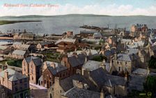 Kirkwall from the Cathedral tower, Orkney, Scotland, 20th century