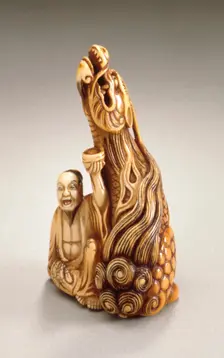 Kirin and Immortal, 18th century. Creator: Unknown