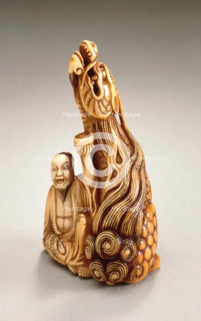 Kirin and Immortal, 18th century. Creator: Unknown.