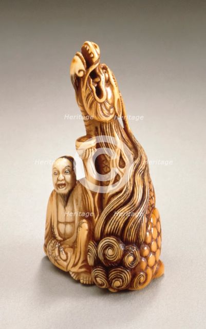 Kirin and Immortal, 18th century. Creator: Unknown.