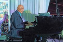Kirk Lightsey, Watermill Jazz Club, Dorking, Surrey, 20 Sept 2022. Creator: Brian O'Connor