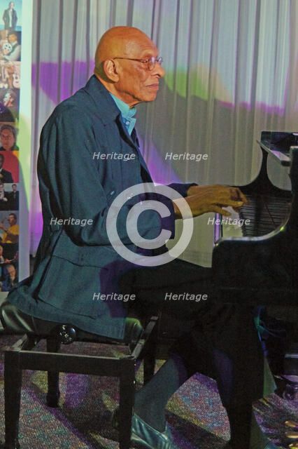 Kirk Lightsey, Watermill Jazz Club, Dorking, Surrey, 20 Sept 2022. Creator: Brian O'Connor.