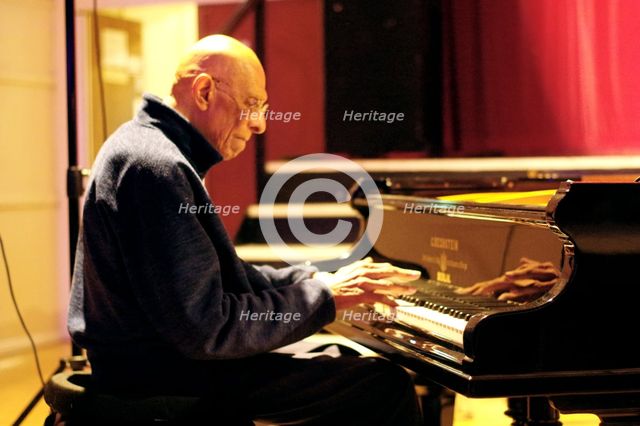 Kirk Lightsey, Kirk Lightsey/ Steve Watts Duo, Battle Jazz Festival, Battle, East Sussex, July 2023 Creator: Brian O'Connor.