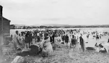 Kirra Beach, Gold Coast, Queensland, 1922. Creator: Jack Bain