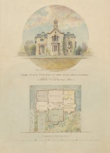 Kirri Cottage for Julia Jackson Davis, 1849. Creator: Alexander Jackson Davis