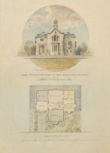 Kirri Cottage for Julia Jackson Davis, 1849. Creator: Alexander Jackson Davis