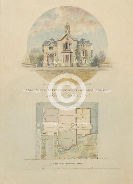 Kirri Cottage for Julia Jackson Davis, 1849. Creator: Alexander Jackson Davis.