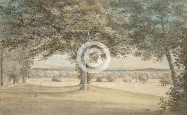 Kirtlington Park, 9 October 1783. Artist: John Baptist Malchair.