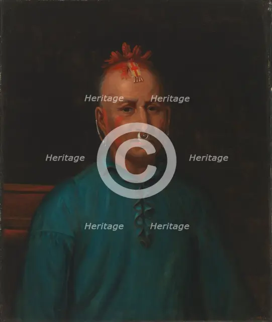 Kish-Kallo-Wa (Family Algonquian-Tribe Shawnee), 1832-1833. Creator: Henry Inman.