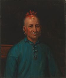 Kish-Kallo-Wa (Family Algonquian-Tribe Shawnee), 1832-1833. Creator: Henry Inman