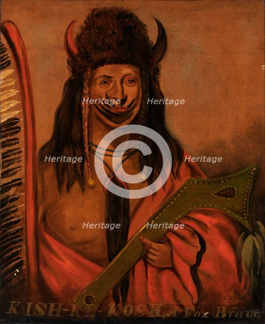 Kish-ke-kosh, 19th century. Creator: Alexander Davis Cooper.