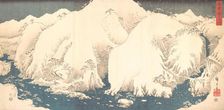 Kiso Mountains in Snow, 1857., 1857. Creator: Ando Hiroshige