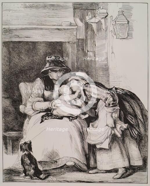 Kissing the Bairn, c1810s. Creator: David Wilkie.