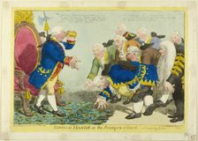 Kissing Hands, published February 10, 1806. Creator: Charles Williams