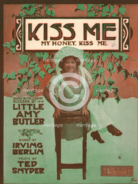 'Kiss Me, My Honey, Kiss Me', 1910. Creator: Unknown.
