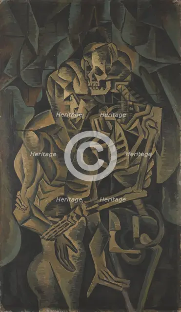 Kiss of a Death, 1912. Creator: Kubista, Bohumil (1884-1918).