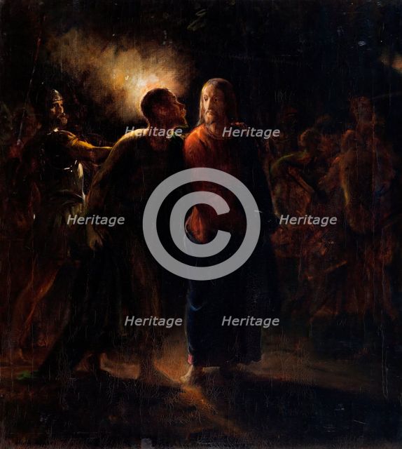 Kiss of Judas, n.d. (after 1860). Creator: Wilhelm Marstrand.